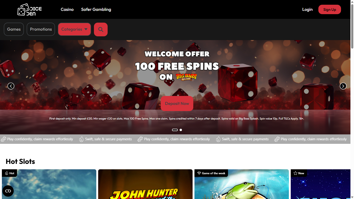 Dice_Den_Casino_homepage_desktop