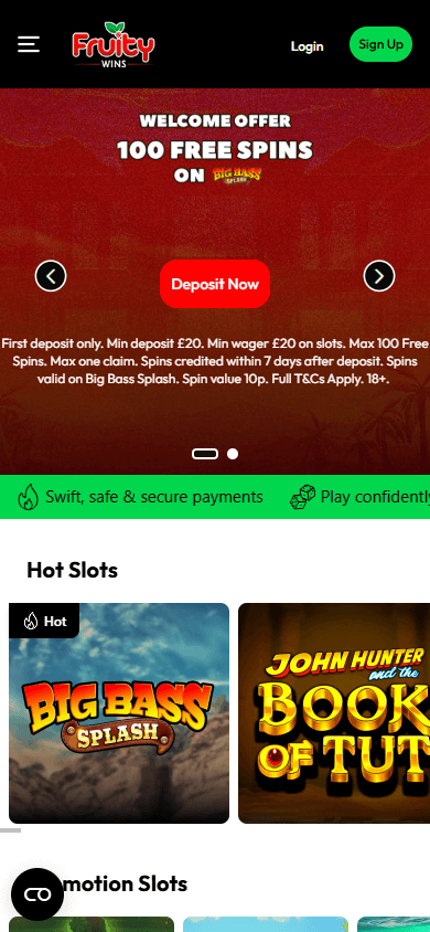 Fruity_Wins_Casino_homepage_mobile