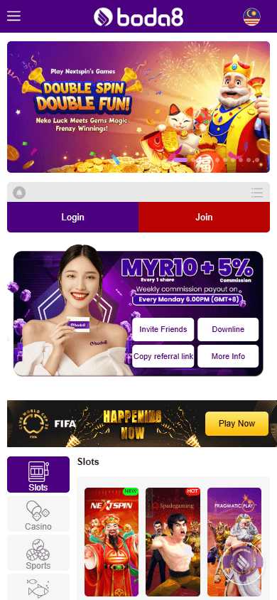 Boda8_Casino_MY_homepage_mobile