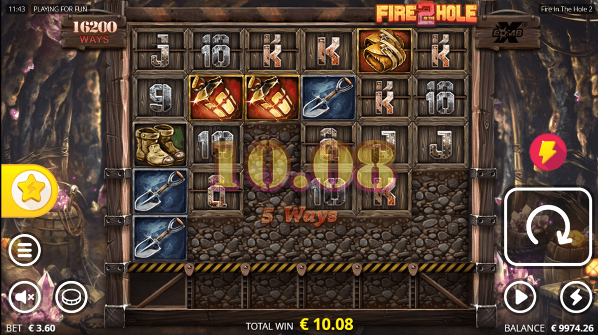 Fire in the Hole 2 win