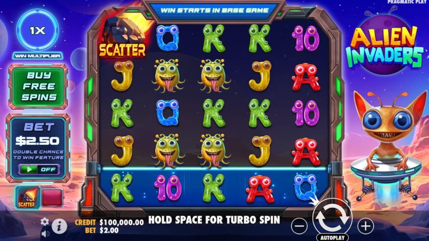 Alien Invaders Demo Play Free Slot Game