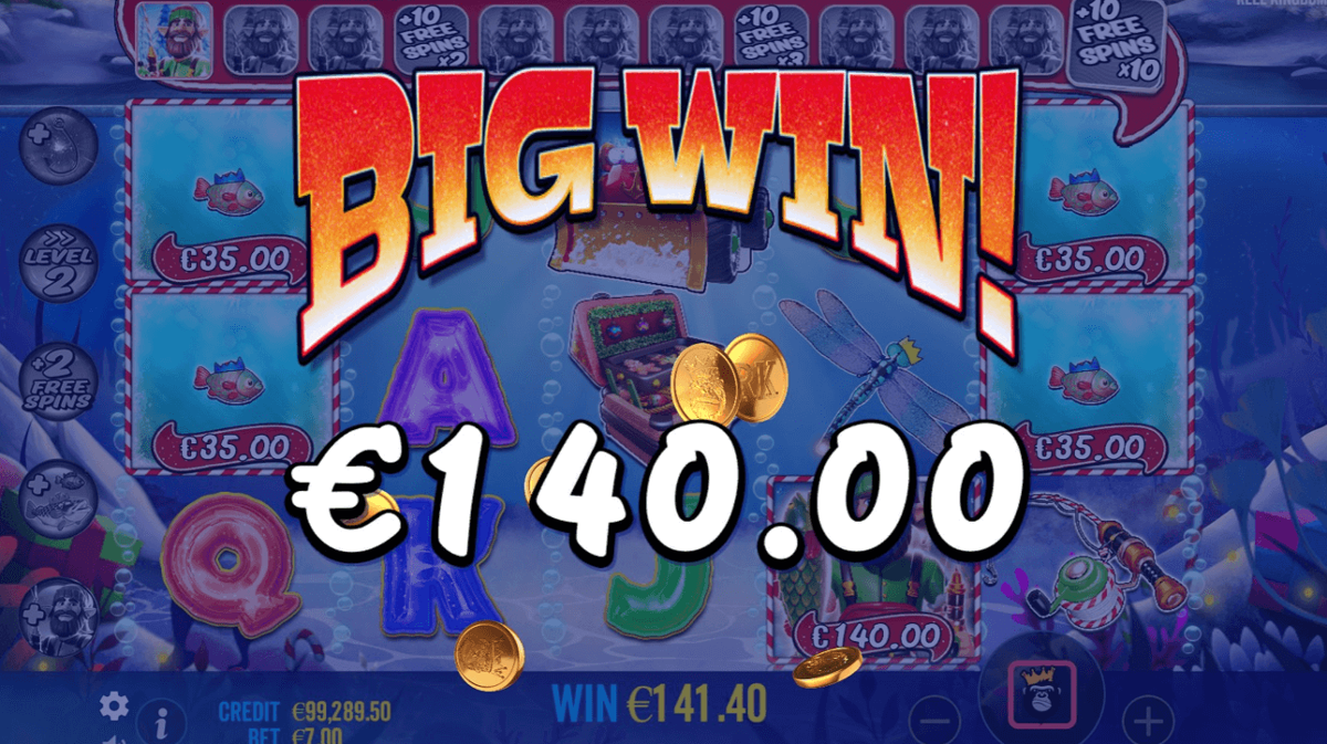 Big Bass Christmas Bash big win