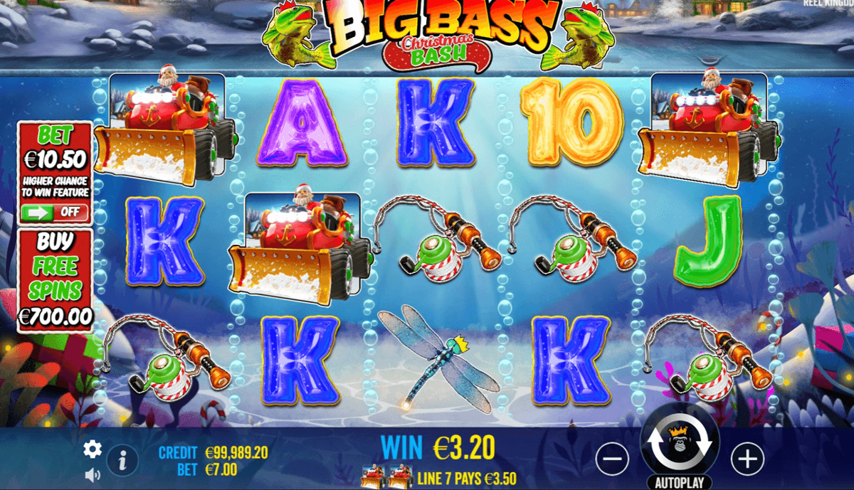 Big Bass Christmas Bash win