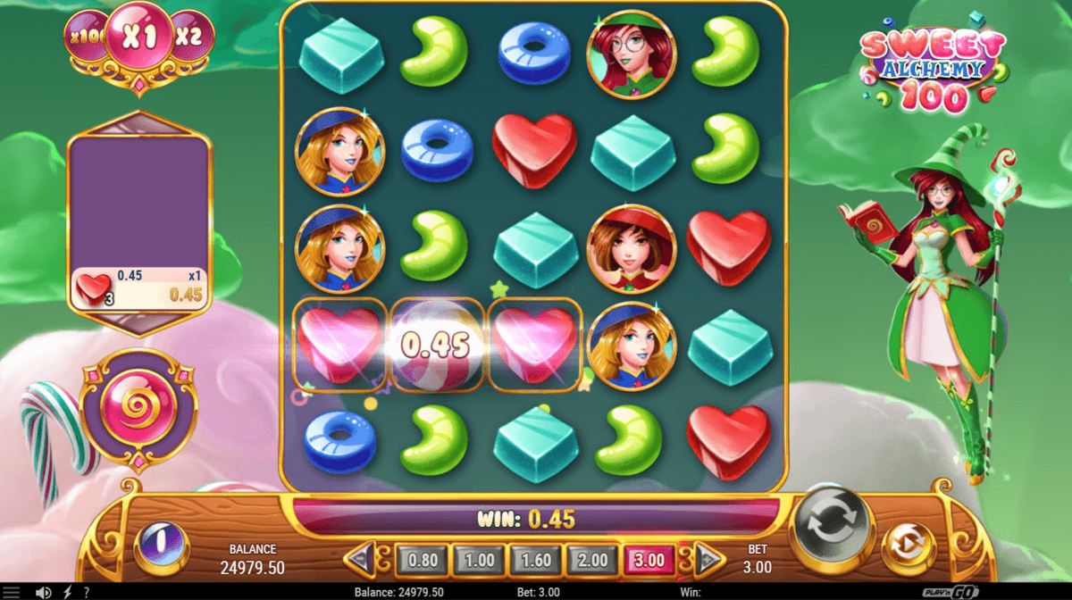 Sweet Alchemy 100 win