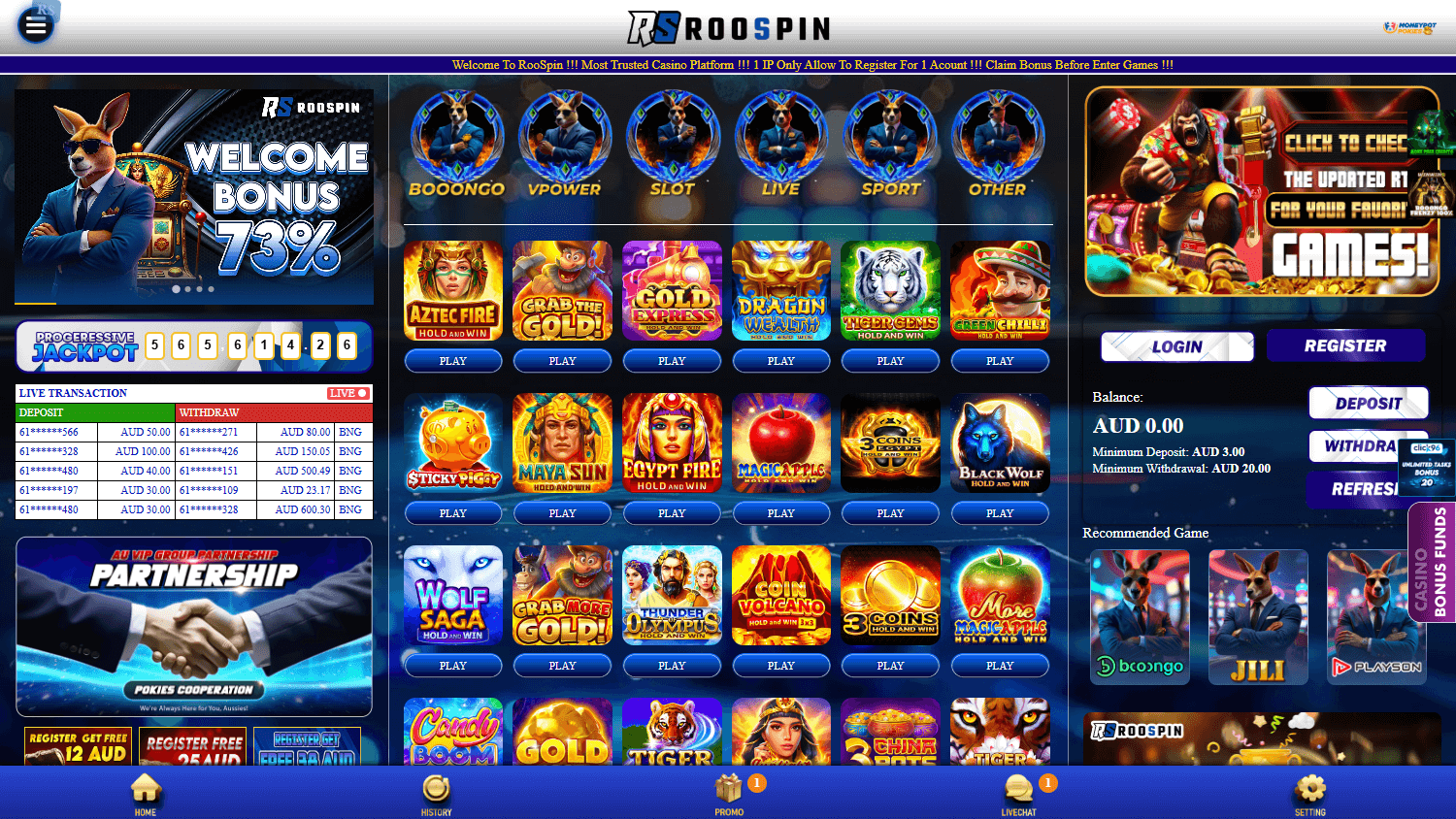 Roospin Slots: Top Picks for Australian Players