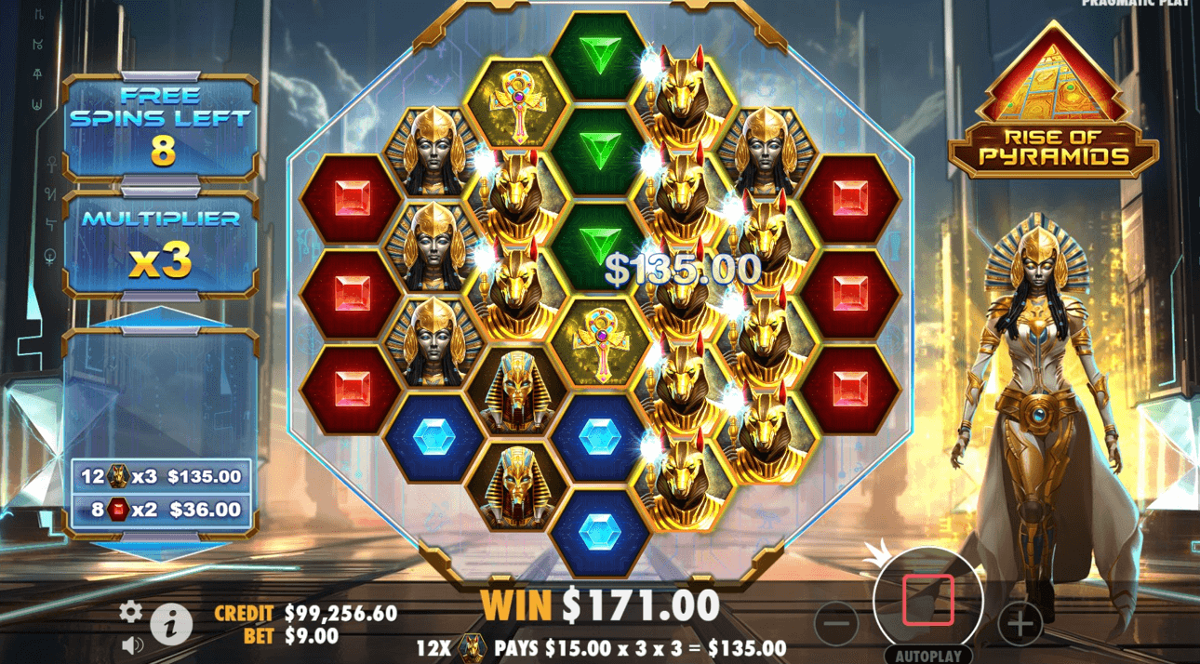 Rise of Pyramids free spins