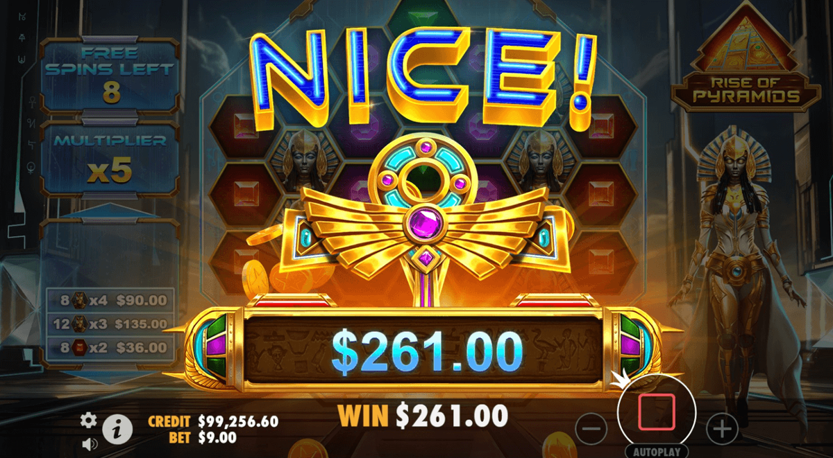 Rise of Pyramids big win