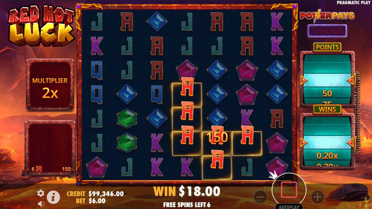 Red Hot Luck free spins