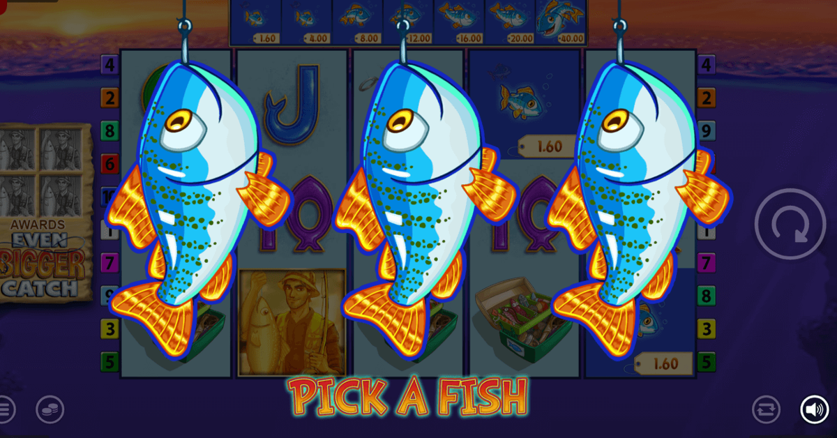 Fishin Frenzy Even Bigger Catch pick a fish