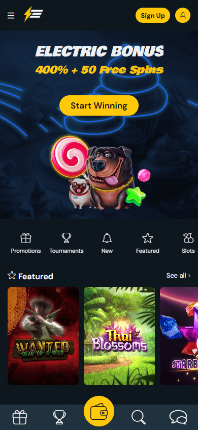 electric_wins_casino_homepage_mobile