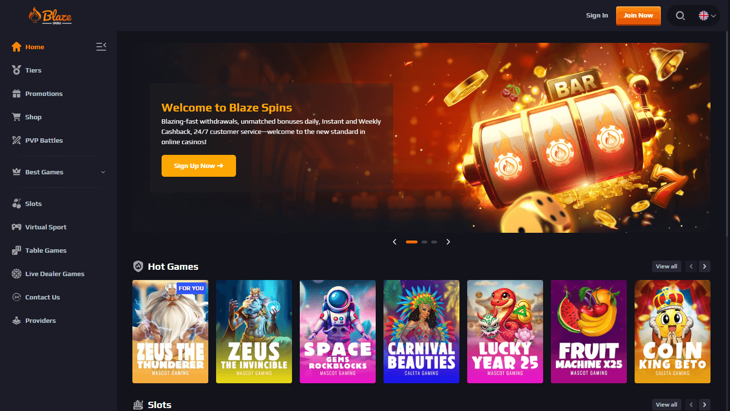 blaze_spins_casino_homepage_desktop