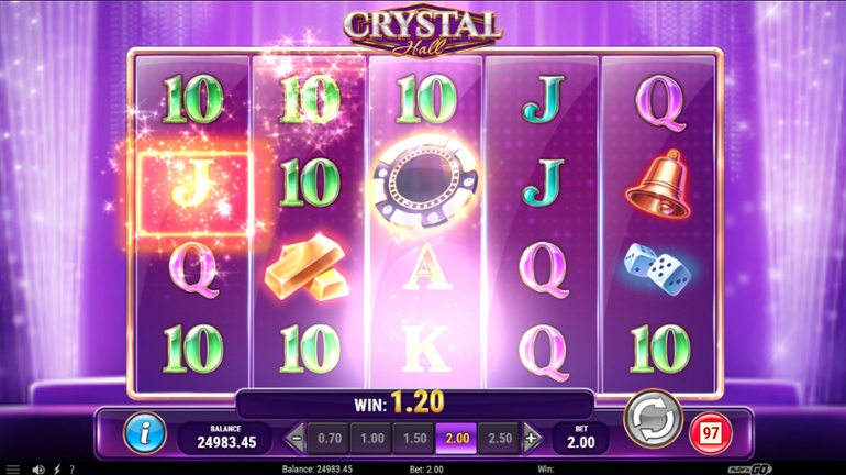 Crystal Hall - Poker Chip Spotlight Glow