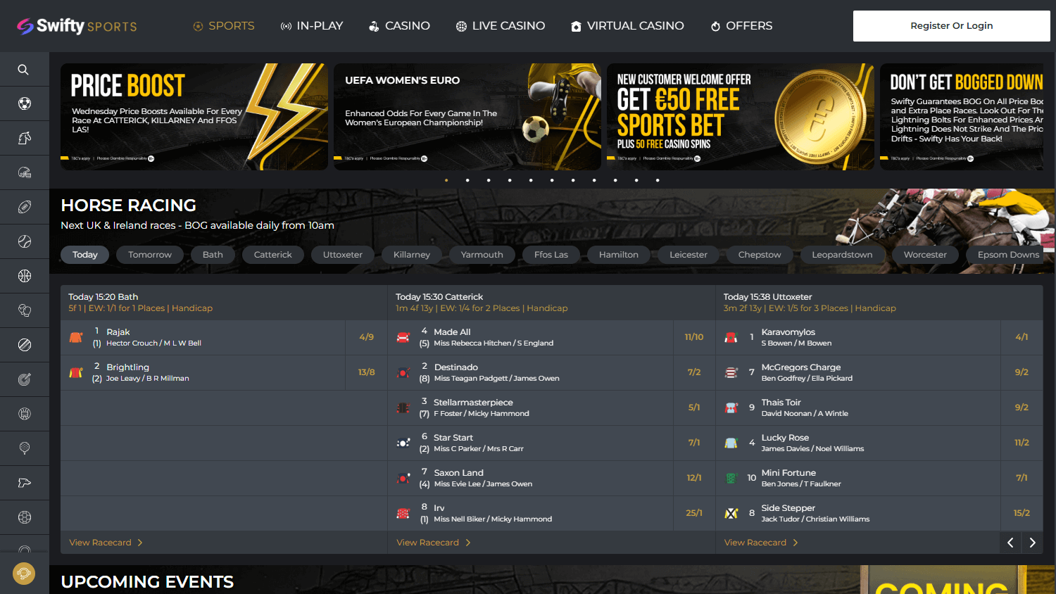 swifty_gaming_casino_homepage_desktop