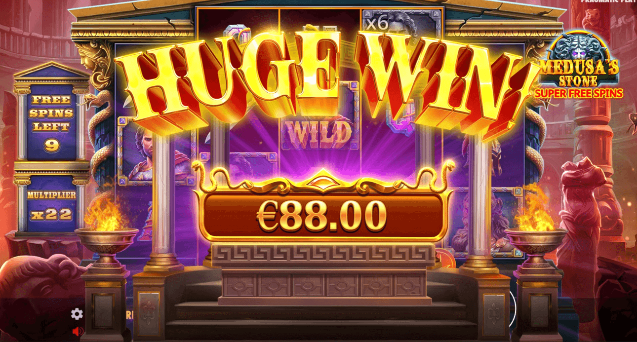 Medusas Stone huge win