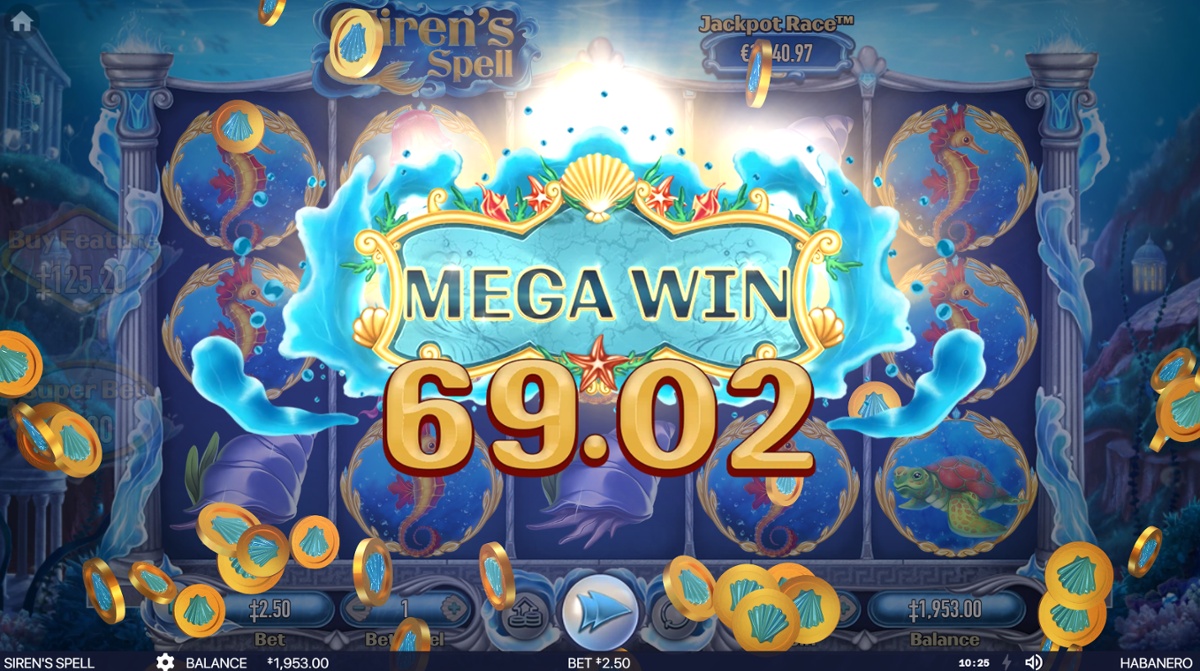 Siren's Spell - Big Win