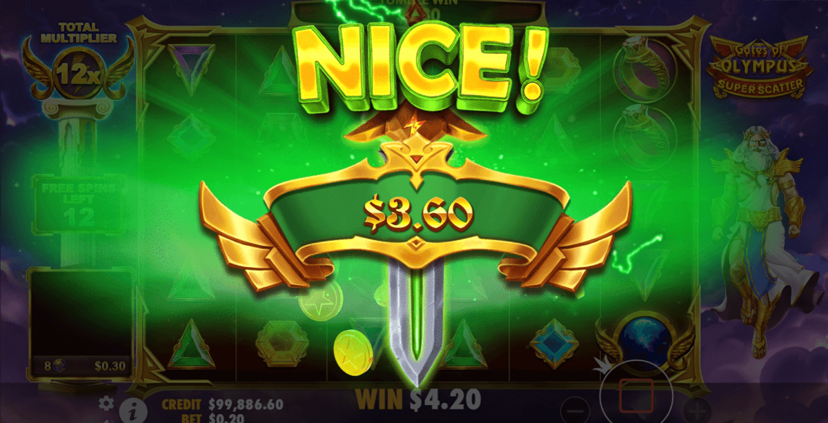 Gates of Olympus Super Scatter nice win