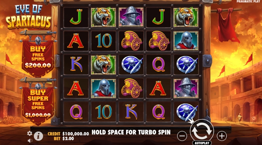 Eye of Spartacus Demo Play Free Slot Game