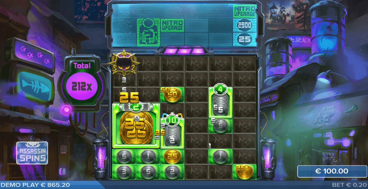 Gritty Kitty of Nitropolis free spins