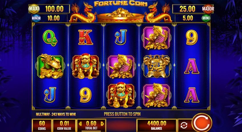 Fortune Coin Free Play in Demo Mode