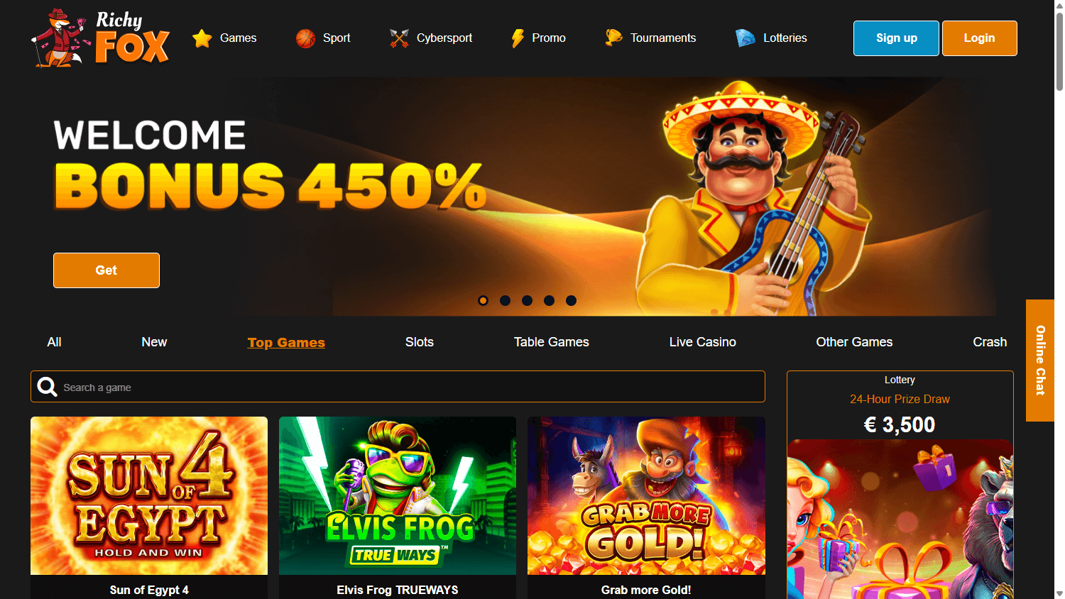 richy_fox_casino_homepage_desktop