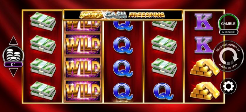 gold cash free spins free play