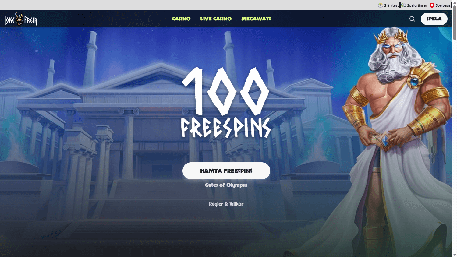 lokefreja_casino_homepage_desktop