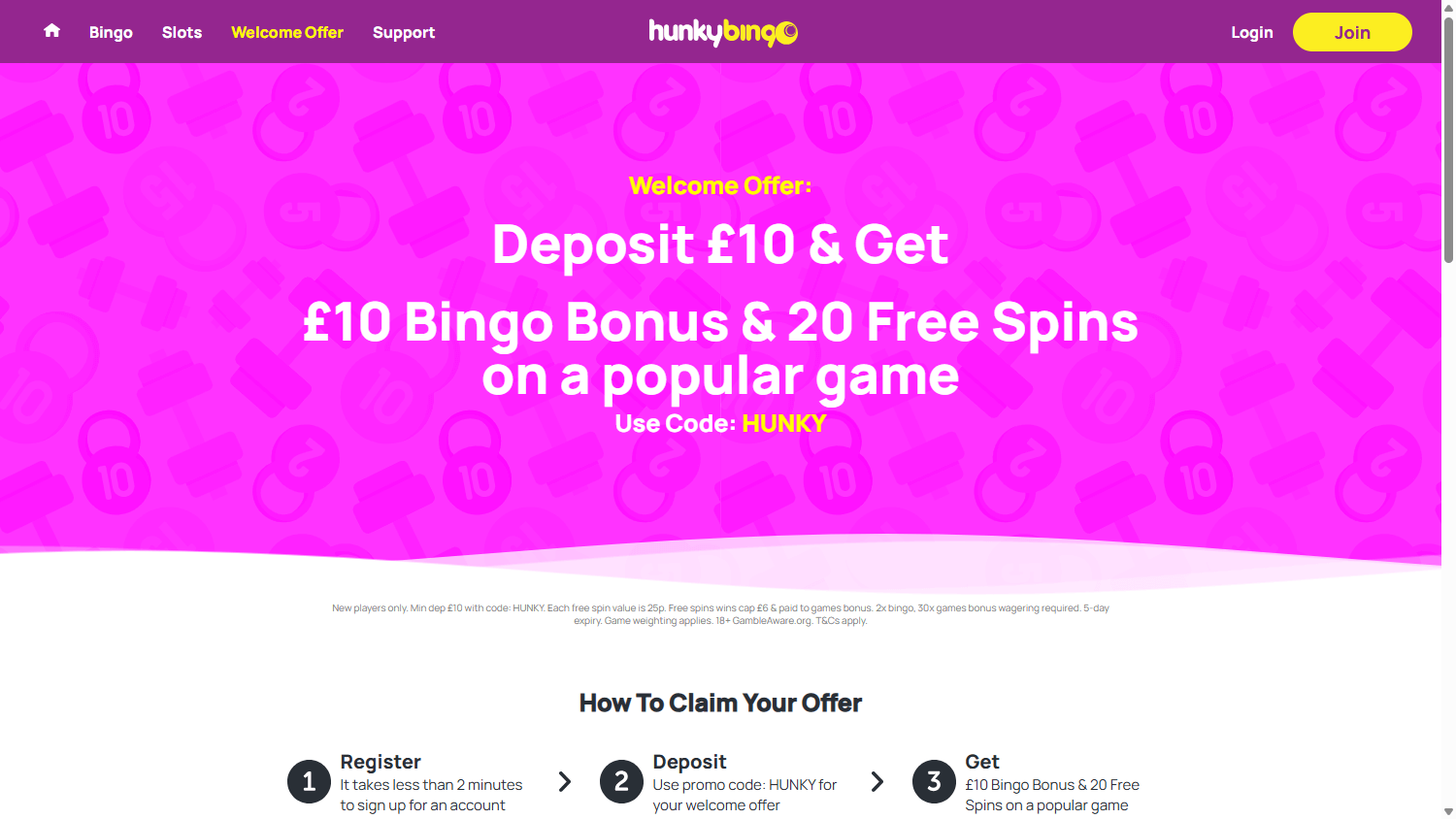hunky_bingo_casino_promotions_desktop