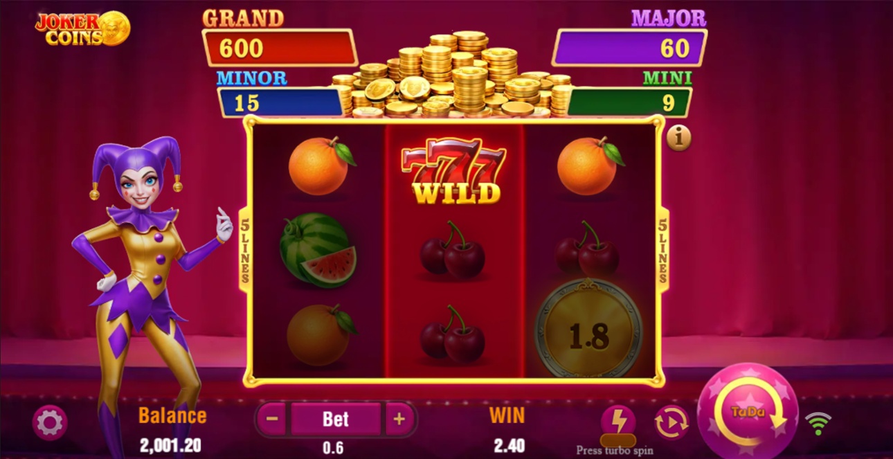 Joker Coins (TaDa Gaming) slot win