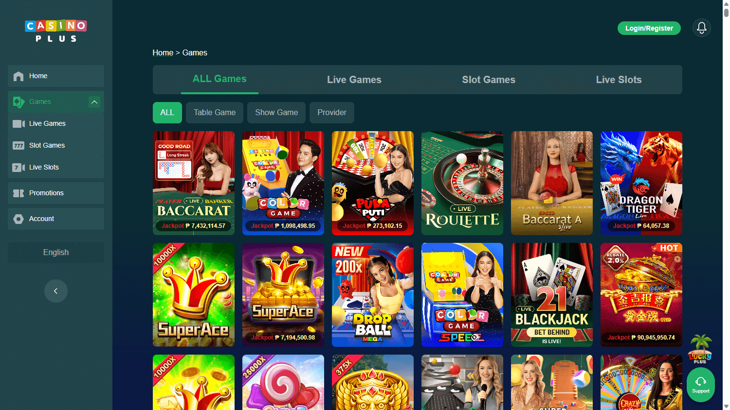 westace casino login