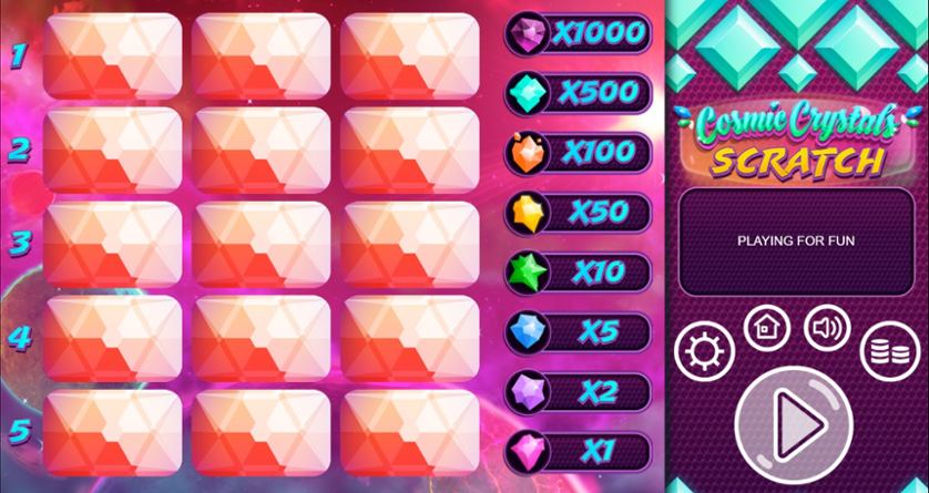 Cosmic Crystals Scratch Demo Play Free Casino Game