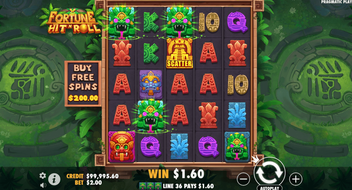 Fortune Hit n Roll win