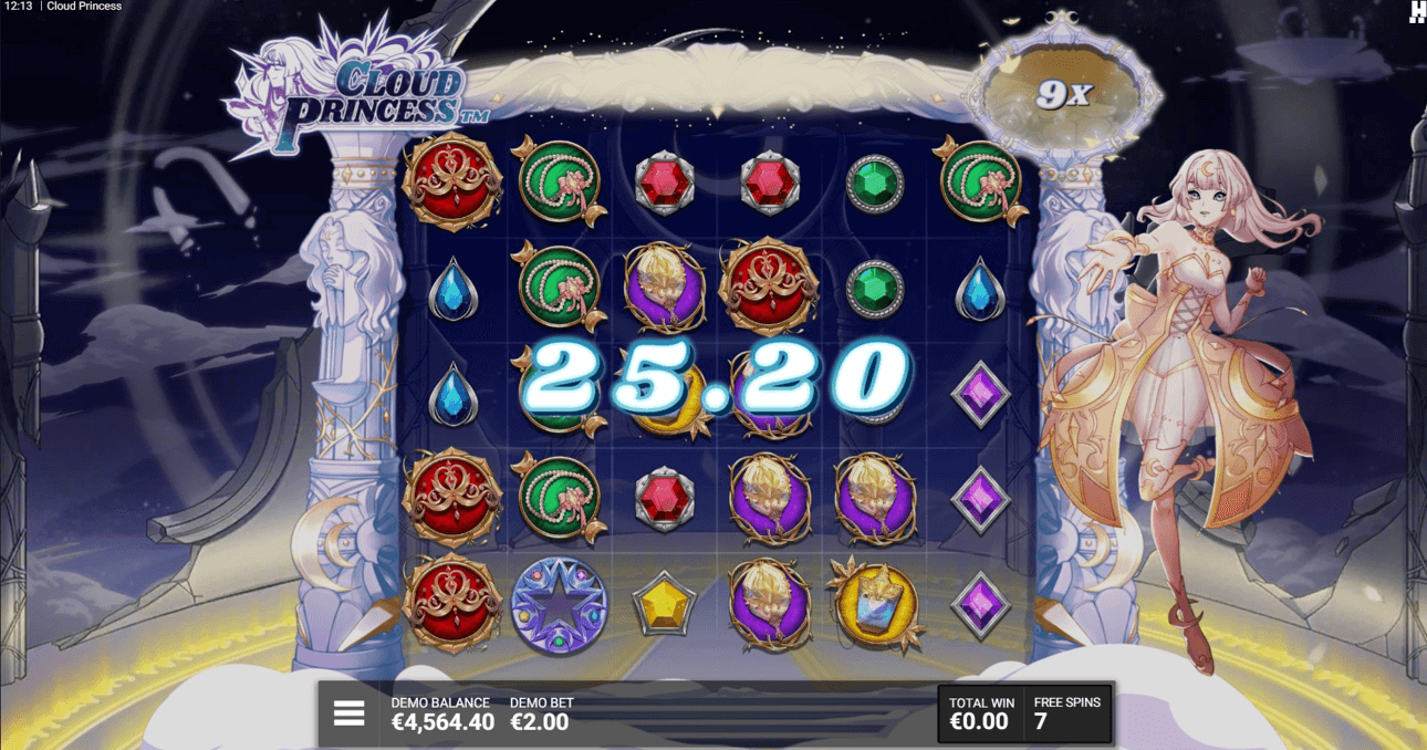 Cloud Princess free spins