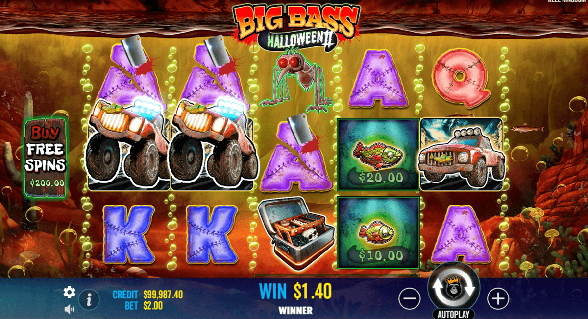 Big Bass Halloween 2 win