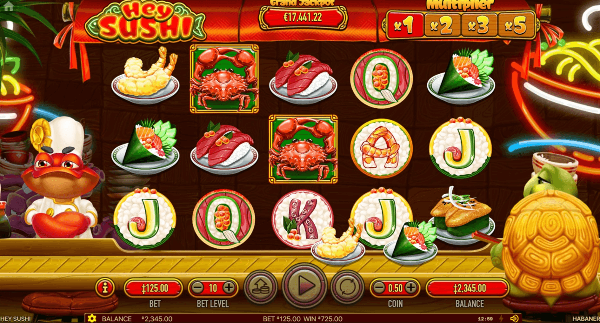 Hey Sushi freespins