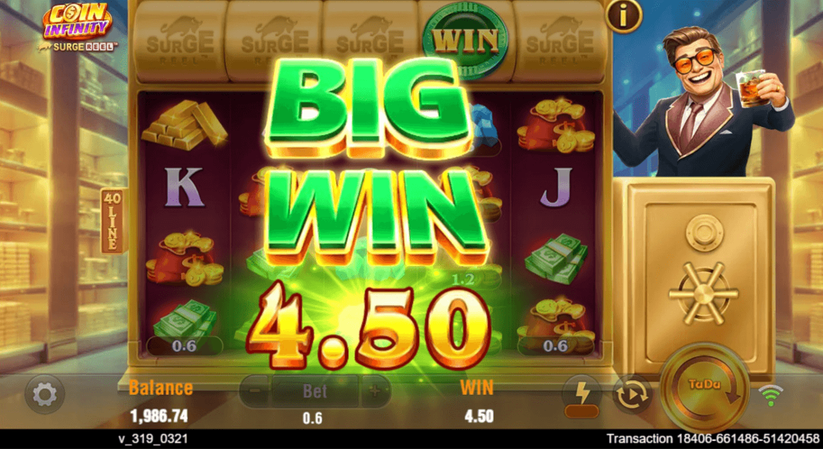 Coin Infinity Surge Reel big win