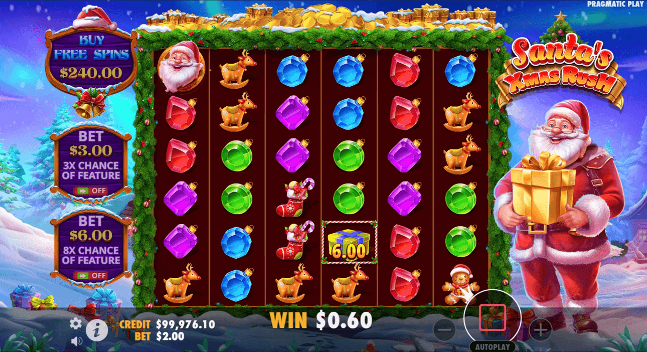 Santa's Xmas Rush win