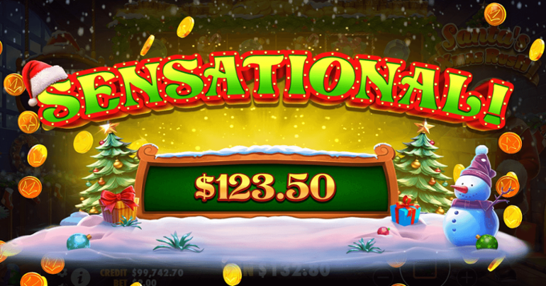 Santas Xmas Rush big win