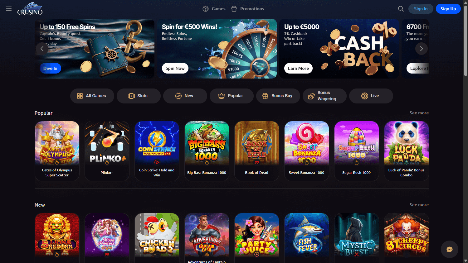crusino_casino_homepage_desktop