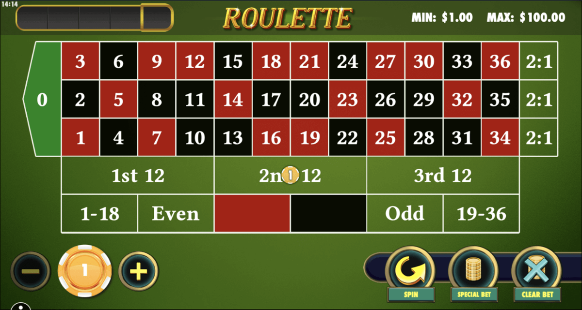 Roulette gameplay