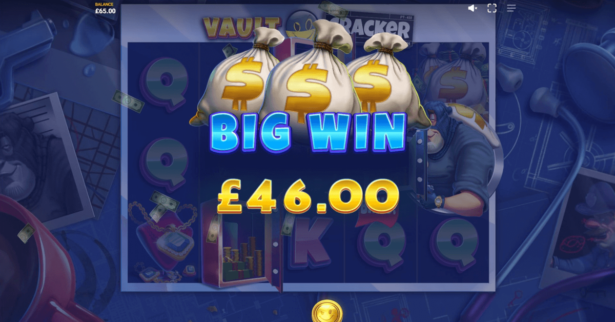 Vault Cracker big win
