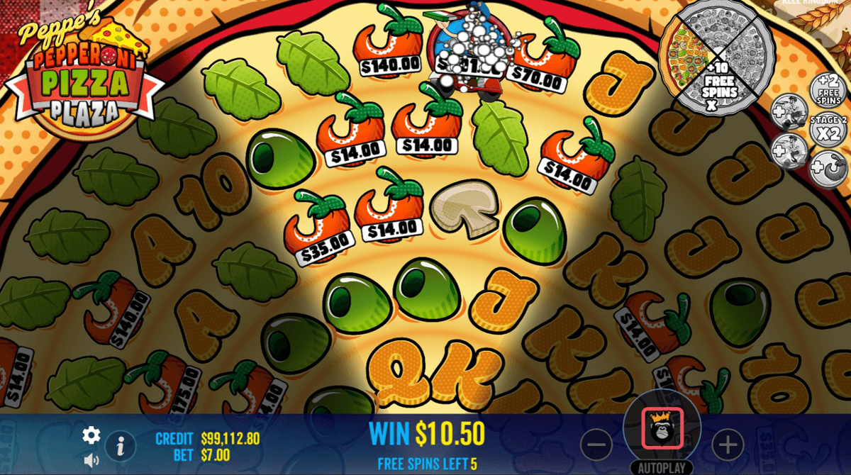 Peppes Pepperoni Pizza Plaza free spins