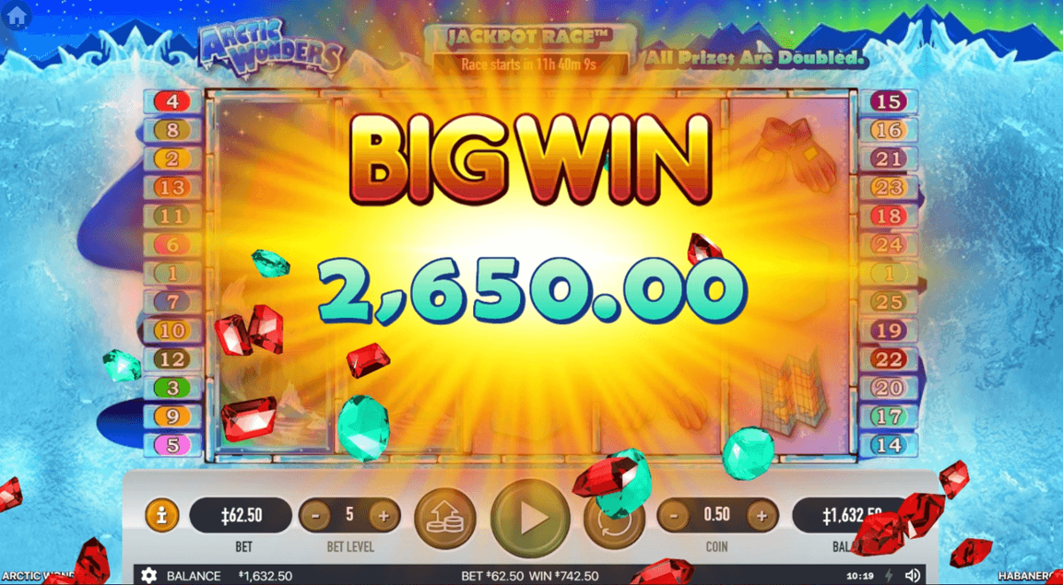 Arctic Wonders big win