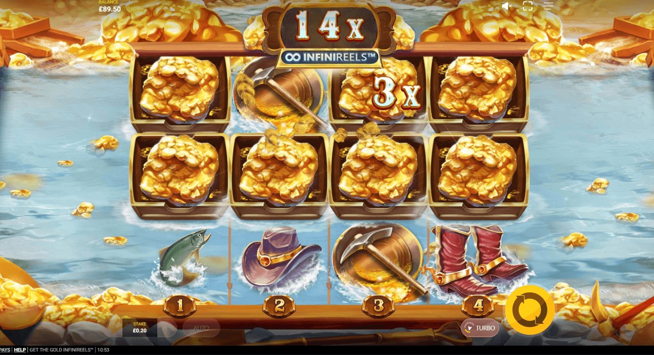 Get the Gold Infinireels gold rush