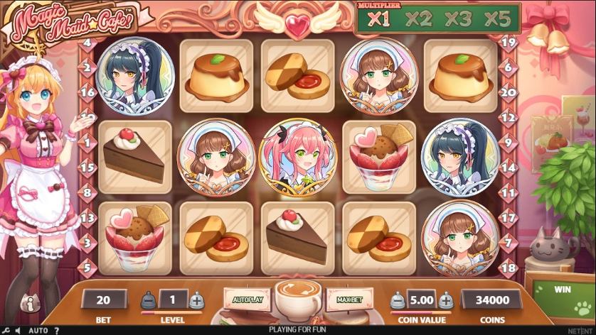 Spielen Sie Magic Maid Cafe kostenlos im Demo Mode von NetEnt Spielen Sie Magic Maid Cafe kostenlos im Demo Mode von NetEnt