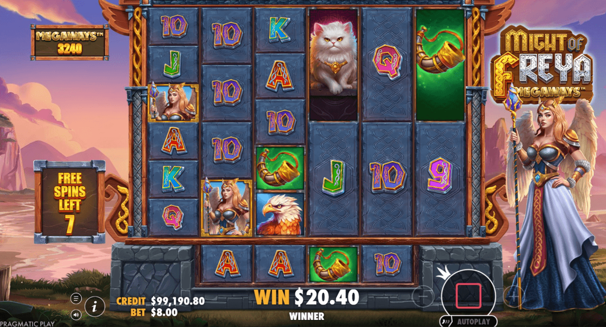 Might of Freya Megaways free spins