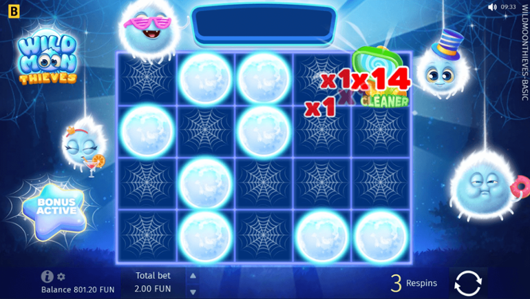 Wild Moon Thieves bonus game