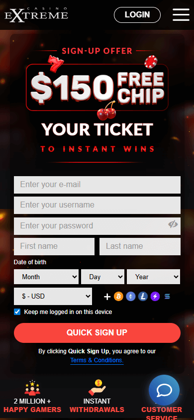 Extreme casino login