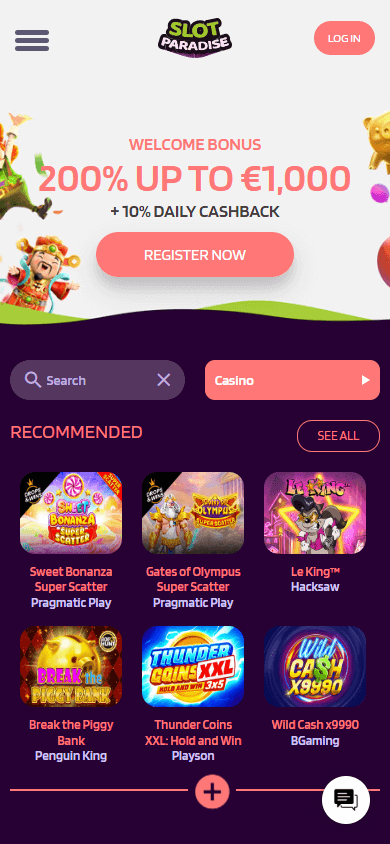 slotparadise_casino_homepage_mobile