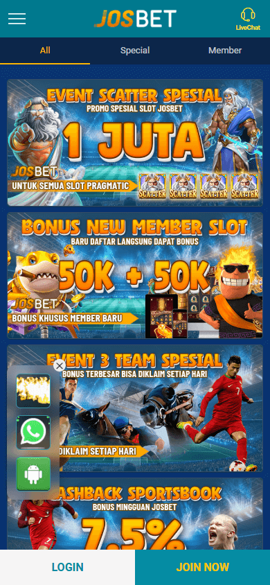 josbet_casino_promotions_mobile