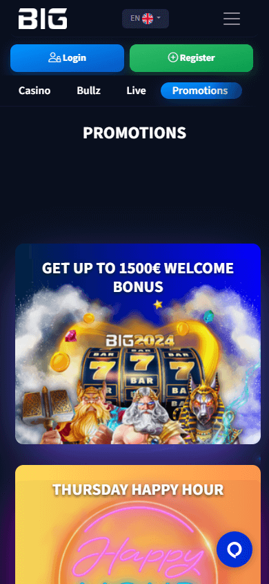 greatest Big Lucky Casino welcome bonus promotional banner in Canada